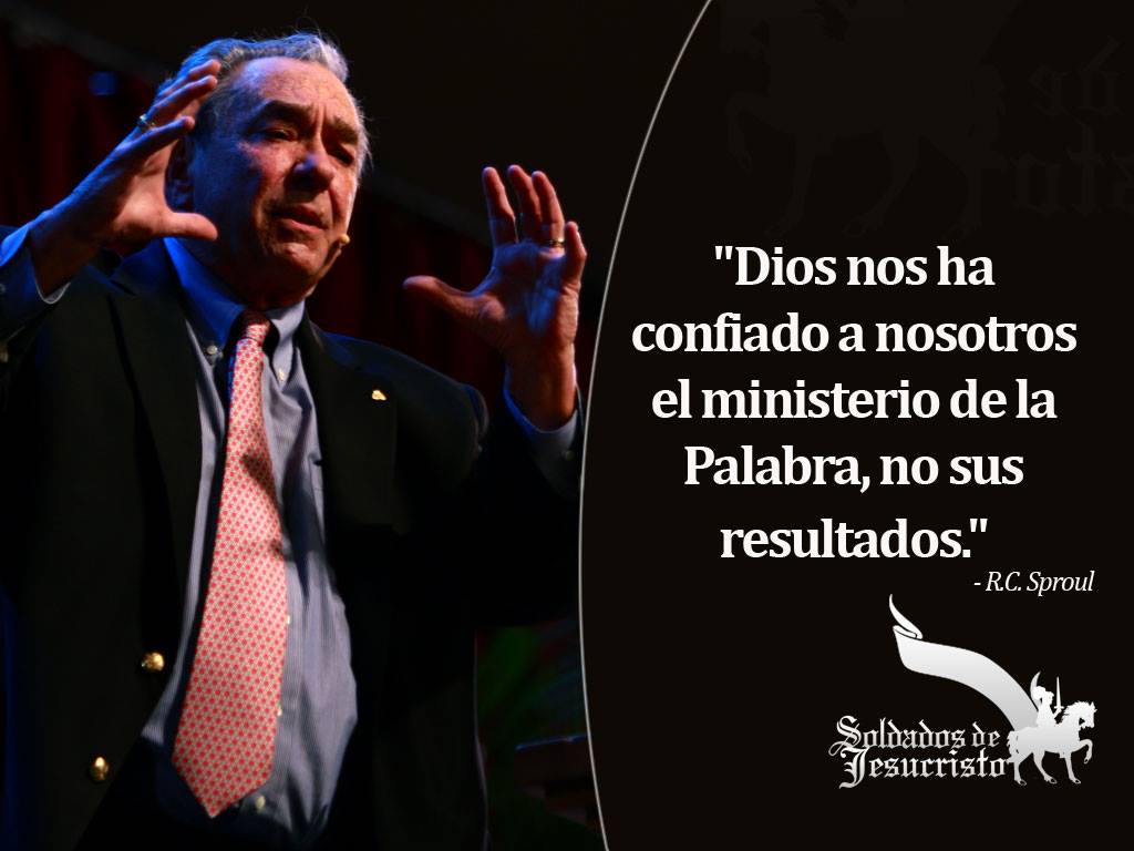 "Dios nos ha confiado a nosotros el ministerio de la Palabra, no sus resultados."
