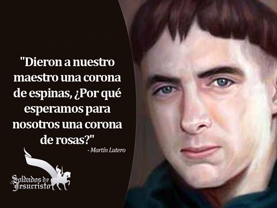 Dieron a nuestro maestro una corona de espinas, ¿por qué esperamos para nosotros una corona de rosas?