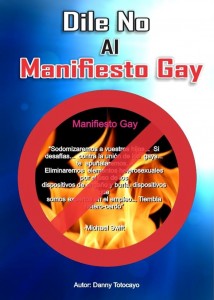 DILE NO  AL  MANIFIESTO “GAY” - Danny Totocayo