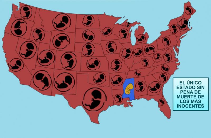 Mississippi se convierte en el primer estado de la Unión sin aborto