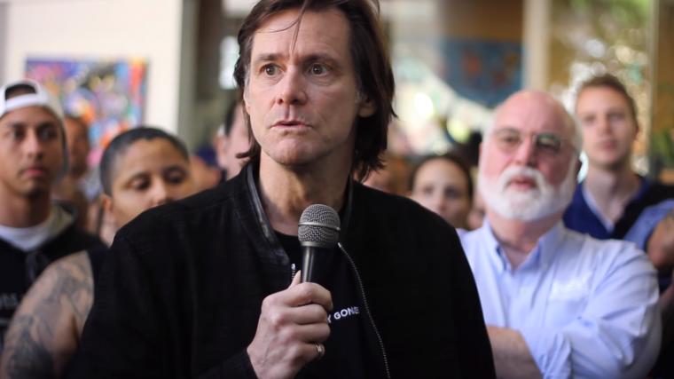 Jim Carrey: ‘Esta habitación está llena de Dios’