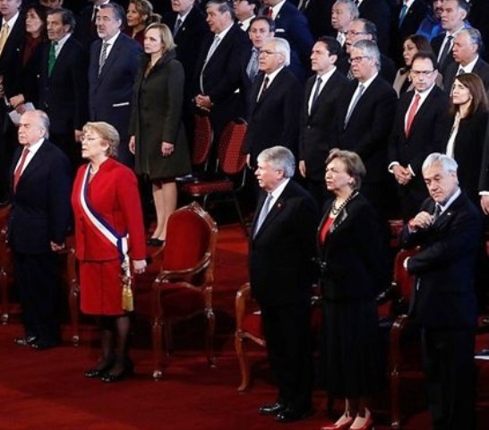 Bachelet criticada duramente por evangélicos en el Te Deum de Chile