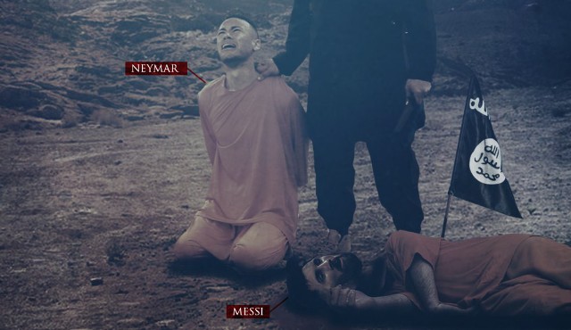 Estado Islámico amenaza con matar a Neymar, Messi y Cristiano Ronaldo