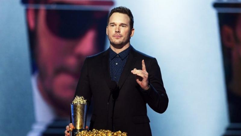 Chris Pratt “predica” sobre la sangre de Jesús en premios de MTV