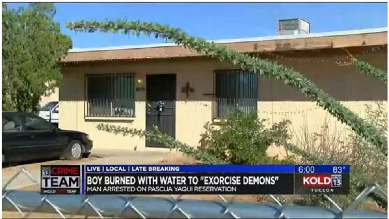 Padre mata a su hijo haciéndole tragar agua hirviendo para sacarle supuesto demonio