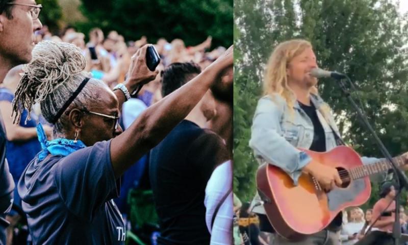 Cristianos se toman las calles en medio de las protestas en Portland