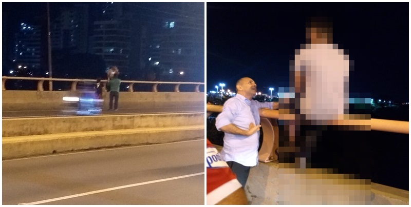 Pastor evita que adolescente se suicide desde un puente